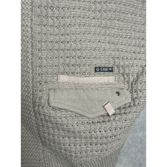 G-Star RAW Womens Small Parasol Shrug Knit Sweater Poncho Cardigan Wool‎ neutral - Picture 2 of 12
